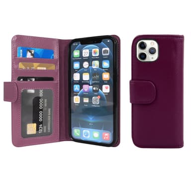 iPhone 13 PRO lommebokdeksel case (lilla)