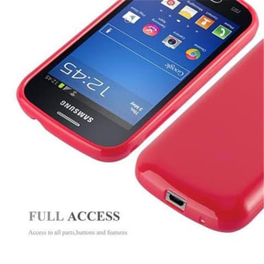 Samsung Galaxy TREND LITE Deksel Case Cover (rød)