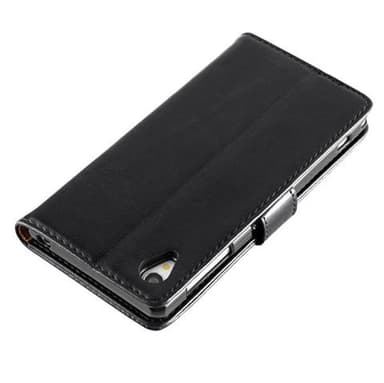 Sony Xperia Z1 lommebokdeksel etui (svart)