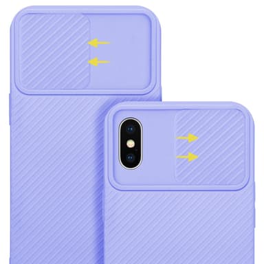 Deksel iPhone XS MAX cover (lilla)