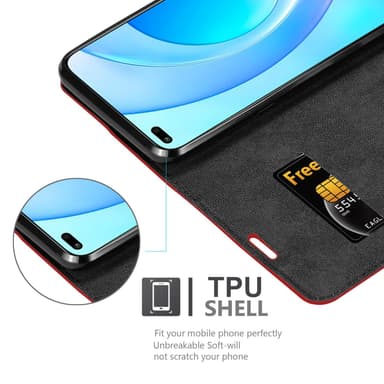 Honor 50 LITE lommebokdeksel case (rød)