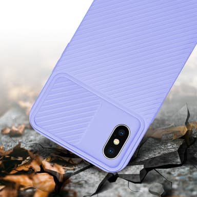 Deksel iPhone XS MAX cover (lilla)