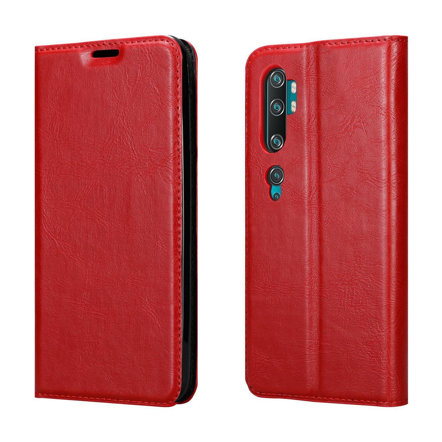 Xiaomi Mi NOTE 10 lommebokdeksel case (rød)