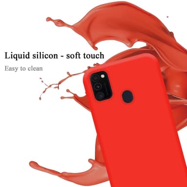 Samsung Galaxy M21 / M30s silikondeksel case (rød)