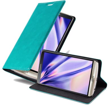 LG G3 lommebokdeksel case (turkis)
