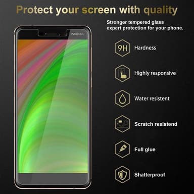 Nokia 6.1 Skjermbeskytter Skärmskydd