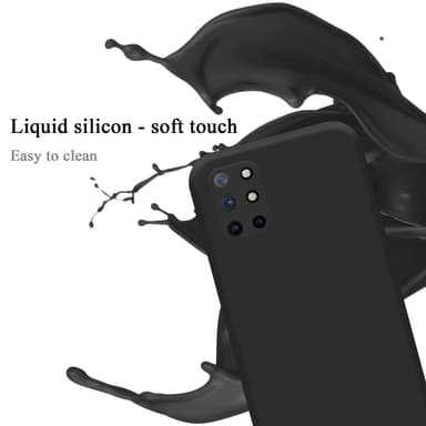 OnePlus 8T silikondeksel case (Svart)