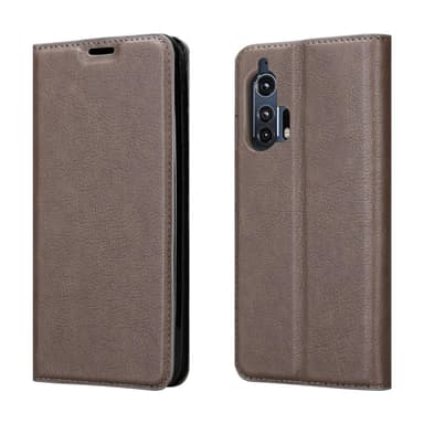 Motorola EDGE+ lommebokdeksel case (brun)
