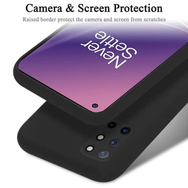 OnePlus 8T silikondeksel case (Svart)