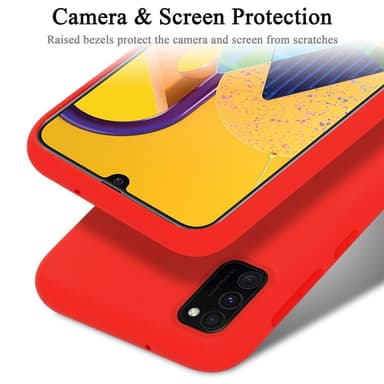 Samsung Galaxy M21 / M30s silikondeksel case (rød)