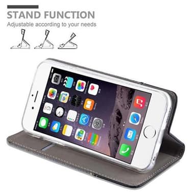 iPhone 6 PLUS / 6S PLUS lommebokdeksel etui (grå)