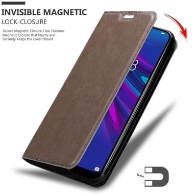 Huawei Y6 2019 lommebokdeksel case (brun)