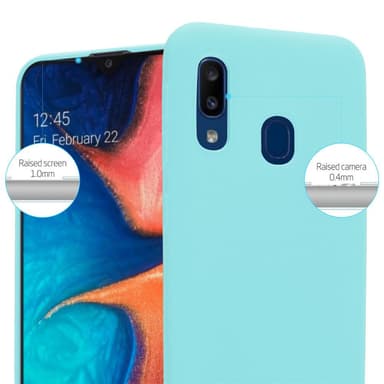 Deksel Samsung Galaxy A10e / A20e Silikon cover (blå)