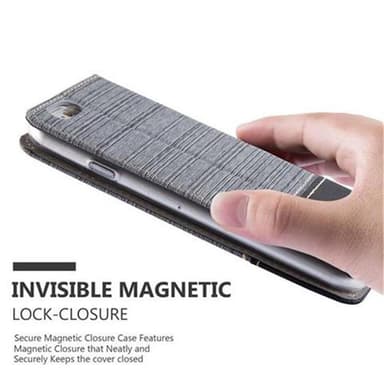 iPhone 6 PLUS / 6S PLUS lommebokdeksel etui (grå)