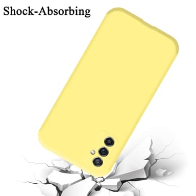 Samsung Galaxy M52 5G silikondeksel case (gul)