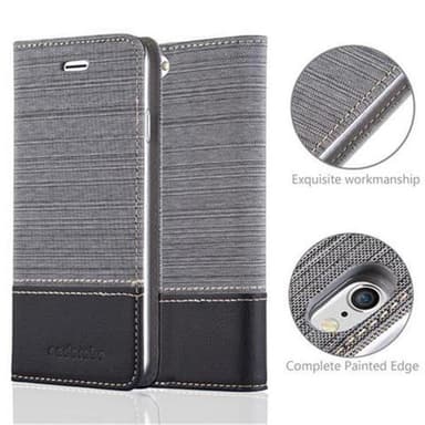 iPhone 6 PLUS / 6S PLUS lommebokdeksel etui (grå)