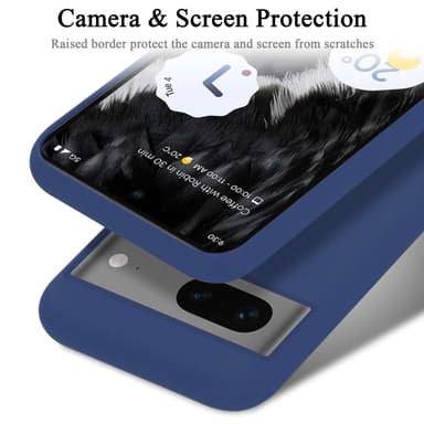 Google PIXEL 7 silikondeksel case (Blå)