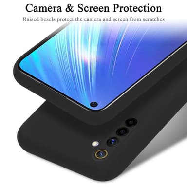 Realme 6 4G / 6s silikondeksel case (svart)