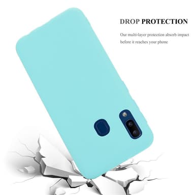 Deksel Samsung Galaxy A10e / A20e Silikon cover (blå)