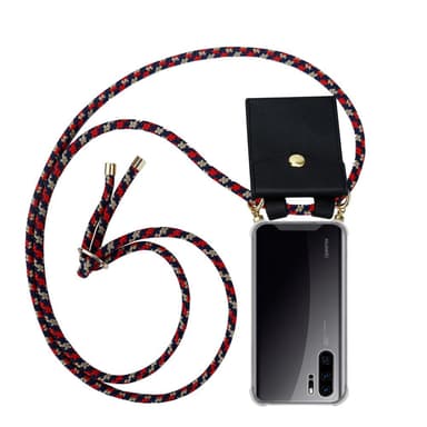 Huawei P30 PRO Deksel med Halskjede (blå)