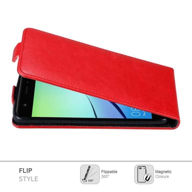 Huawei NOVA deksel flip cover (rød)