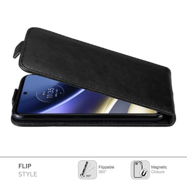 Motorola MOTO G51 5G deksel flip cover (svart)