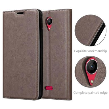 WIKO FREDDY lommebokdeksel case (brun)