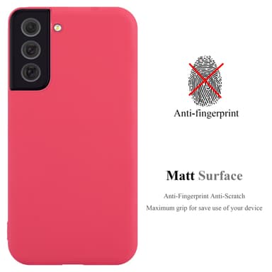 Deksel Samsung Galaxy S22 Silikon cover (rød)