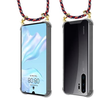 Huawei P30 PRO Deksel med Halskjede (blå)