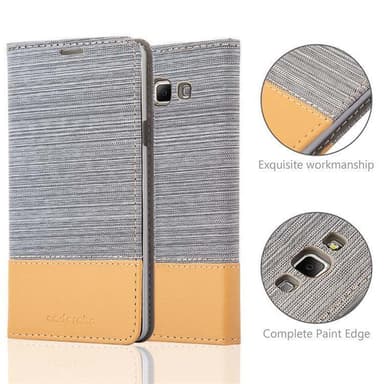Samsung Galaxy A7 2015 lommebokdeksel etui (grå)