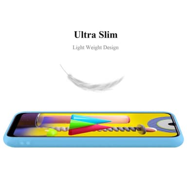 Deksel Samsung Galaxy M31 Silikon cover (blå)