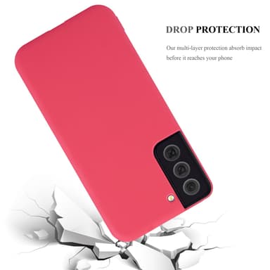 Deksel Samsung Galaxy S22 Silikon cover (rød)