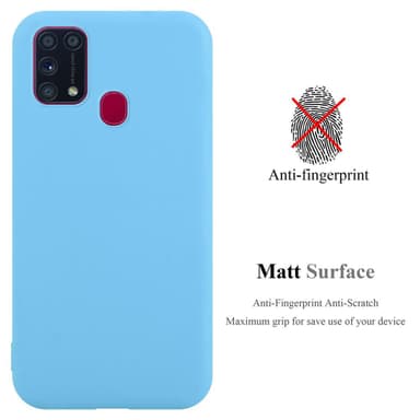 Deksel Samsung Galaxy M31 Silikon cover (blå)