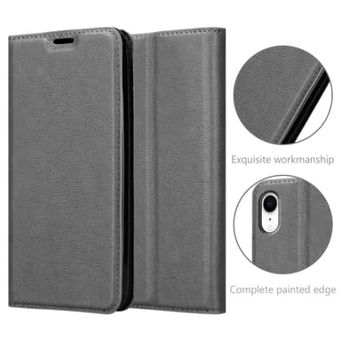 iPhone XR lommebokdeksel case (grå)