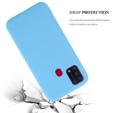 Deksel Samsung Galaxy M31 Silikon cover (blå)