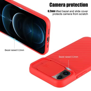 iPhone 13 PRO MAX silikondeksel case (rosa)