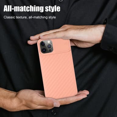 iPhone 13 PRO MAX silikondeksel case (rosa)