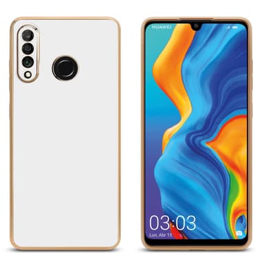 Huawei P30 LITE silikondeksel case (hvit)