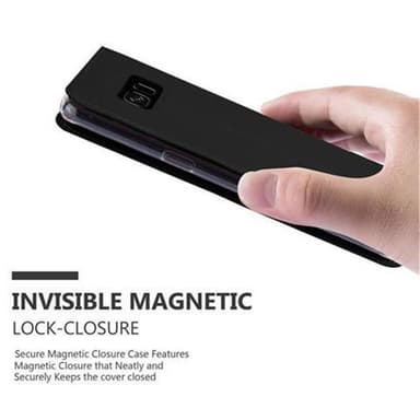 Samsung Galaxy S8 PLUS lommebokdeksel etui (svart)