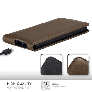 Huawei NOVA deksel flip cover (brun)