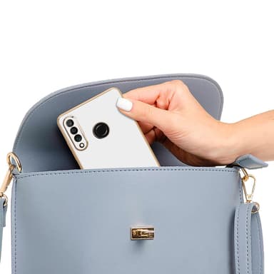 Huawei P30 LITE silikondeksel case (hvit)