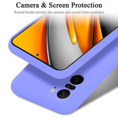 Xiaomi Mi 11i / POCO F3 silikondeksel case (lilla)