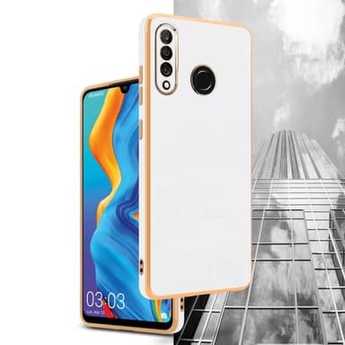 Huawei P30 LITE silikondeksel case (hvit)