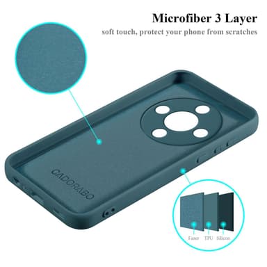 Honor Magic 6 Lite 5G silikondeksel case (Grønn)