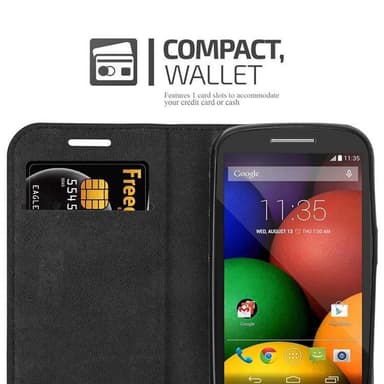Motorola MOTO E1 lommebokdeksel case (rød)