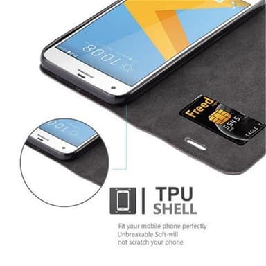 HTC ONE A9S lommebokdeksel case (brun)