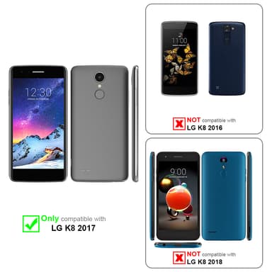 LG K8 2017 Skjermbeskytter Skärmskydd (hvit)