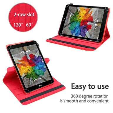 LG G Pad 3 (10.1 tomme) deksel til nettbrett (rød)