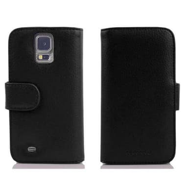 Samsung Galaxy S5 / S5 NEO lommebokdeksel etui (svart)