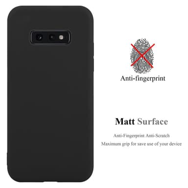 Deksel Samsung Galaxy S10e Silikon cover (svart)